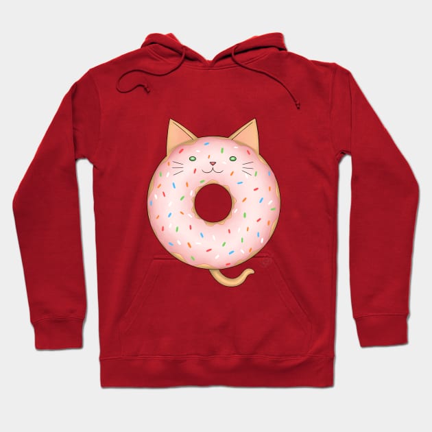 Donut Cat Hoodie by BastetLand